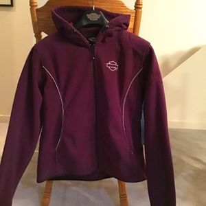 Harley Davidson Women’s XL Purple Fleece Jacket